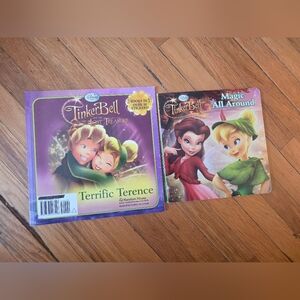 Tinkerbell Book Lot: Lost Treasure Terrific Terrence & Magic All Around (Board)